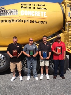 Pictured from left: CDPs Billy Hickman, Tony Montfort, Steve Waclawski and ADP Tyrone (Sam) Brown