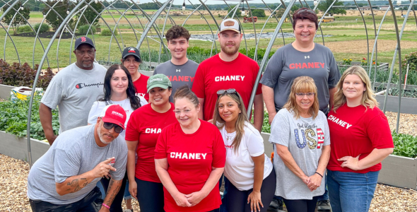 Chaney Team Members Volunteer with Farming4Hunger