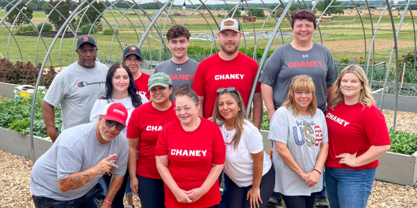 Chaney Team Members Volunteer with Farming4Hunger